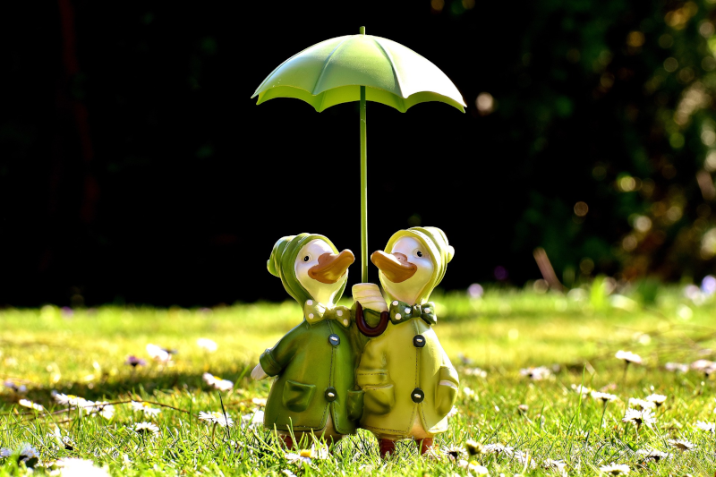 Gartenfiguren Enten