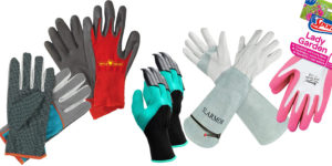 Verschiedene Gartenhandschuhe für verschiedene Zwecke