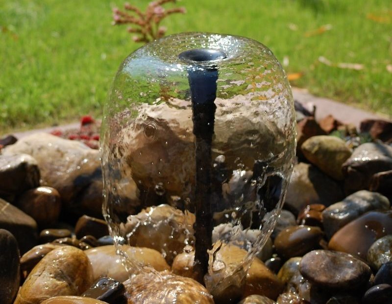Teichpumpe mit Wasserspiel