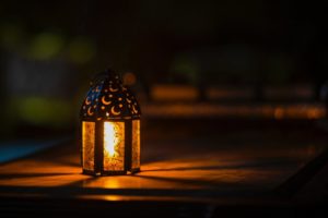 Windlicht mit schönen Lichteffekten