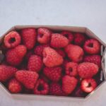 Himbeeren in der Schale